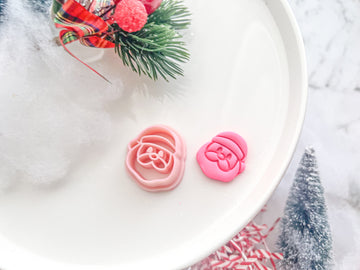 Christmas Santa Polymer Clay Cutter